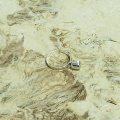 Anillo latido de plata